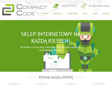 Tablet Screenshot of compact-code.pl